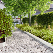 Vidaxl gazonranden 10 st 15x103 cm koudgewalst staal wit - afbeelding 1