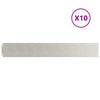 Vidaxl gazonranden 10 st 15x103 cm roestvrij staal