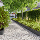Vidaxl gazonrand 10 st 20 x 103 cm koudgewalst staal zwart