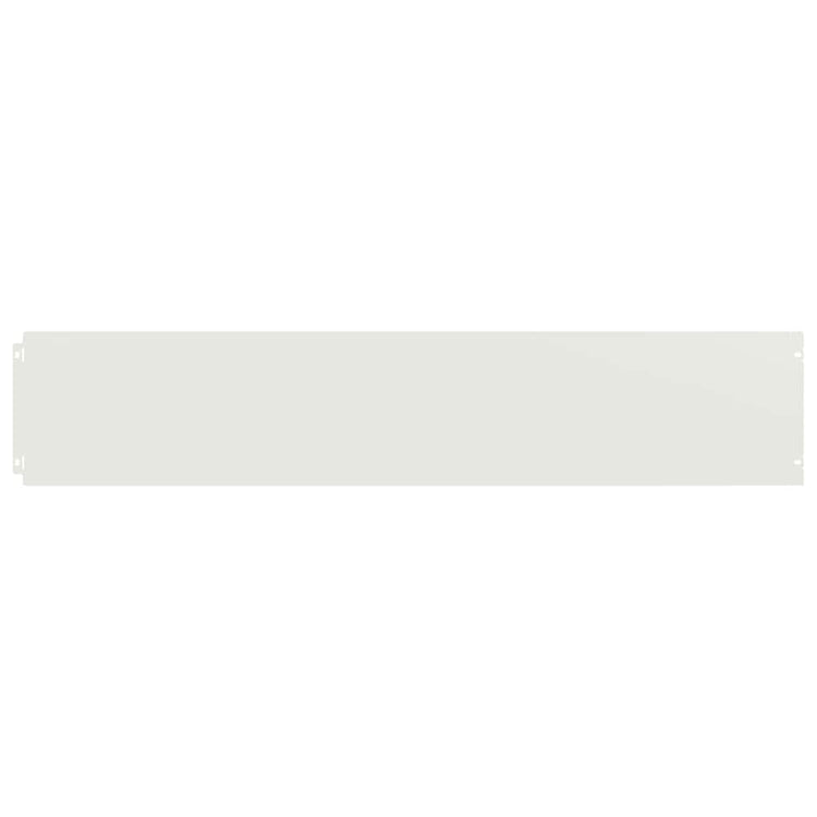 Vidaxl gazonrand 10 st 20 x 103 cm koudgewalst staal wit