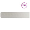 Vidaxl gazonranden 30 st 20x103 cm roestvrij staal