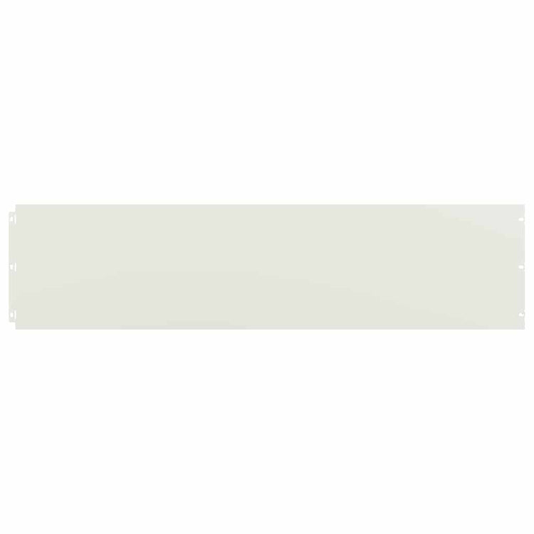 Vidaxl gazonrand 10 st 25 x 103 cm koudgewalst staal wit