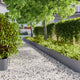 Vidaxl gazonrand 10 st 25 x 103 cm koudgewalst staal antraciet