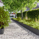 Vidaxl gazonrand 20 st 25 x 103 cm koudgewalst staal zwart