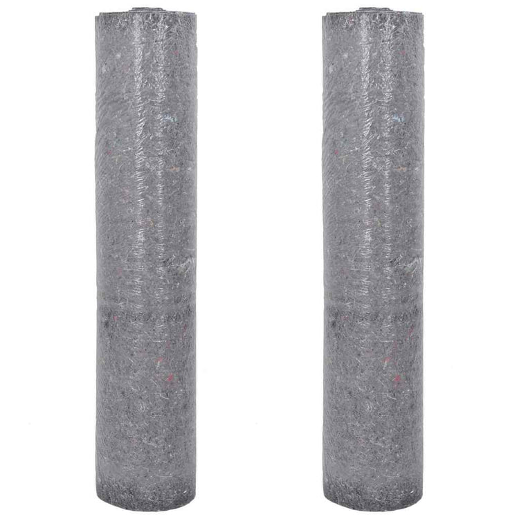 Vidaxl antislip schildersvlies 2 st 25 m 180 g m² grijs