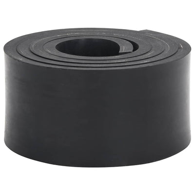 Vidaxl rubberen rand voor sneeuwploeg 180x8x1 cm zwart