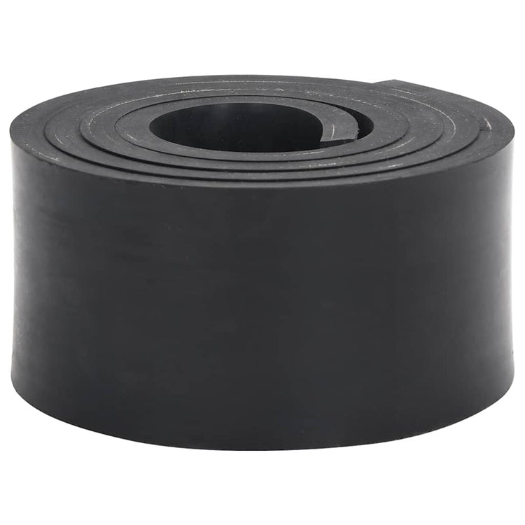 Vidaxl rubberen rand voor sneeuwploeg 180x8x1 cm zwart