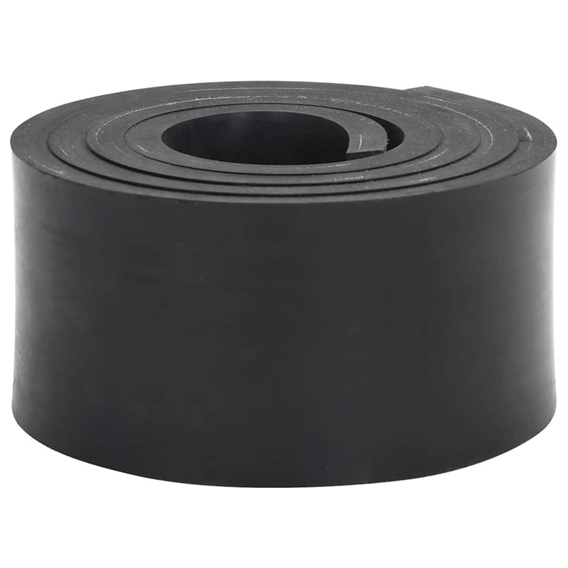 Vidaxl rubberen rand voor sneeuwploeg 180x8x1 cm zwart
