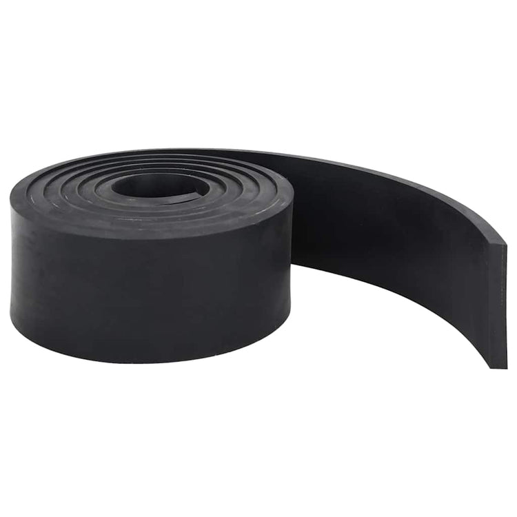Vidaxl rubberen rand voor sneeuwploeg 250x8x1 cm zwart