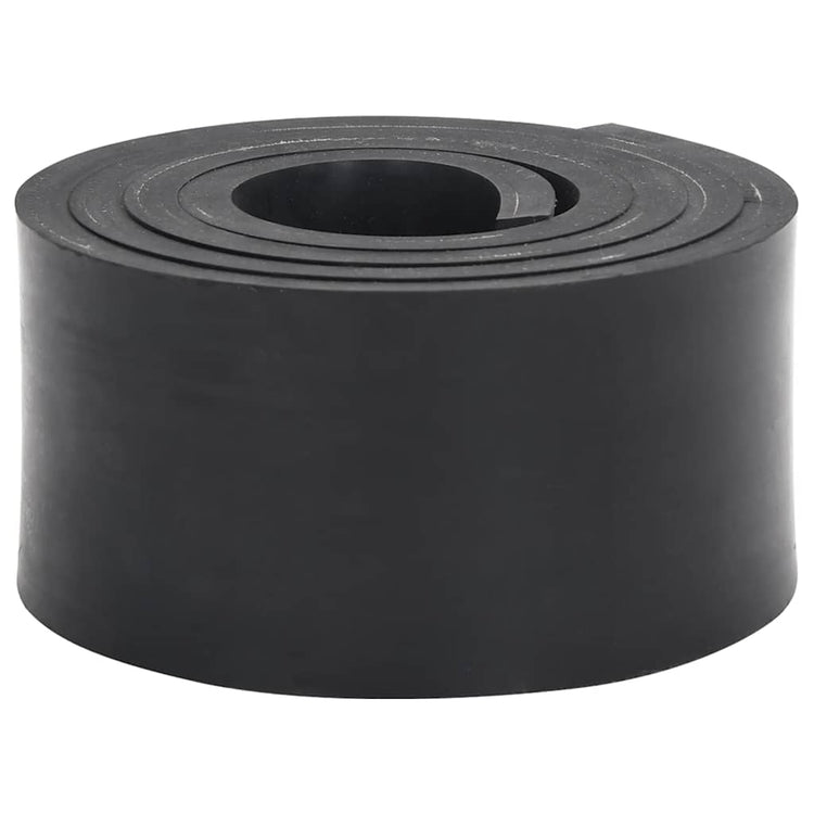 Vidaxl rubberen rand voor sneeuwploeg 200x10x1 cm zwart