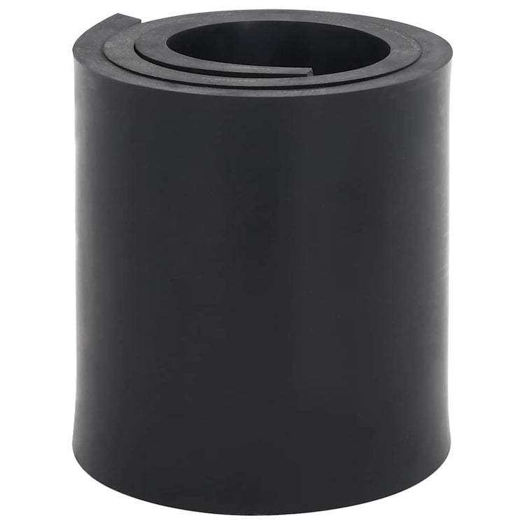 Vidaxl rubberen rand voor sneeuwploeg 120x15x1 cm zwart