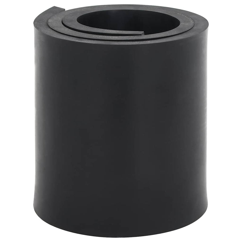 Vidaxl rubberen rand voor sneeuwploeg 120x15x1 cm zwart