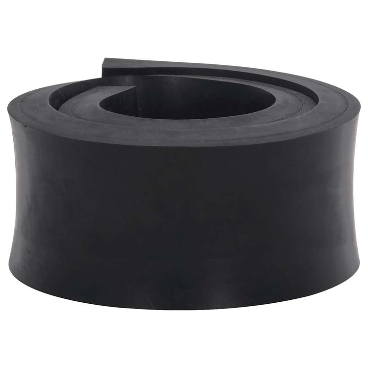 Vidaxl rubberen rand voor sneeuwploeg 120x8x2 cm zwart