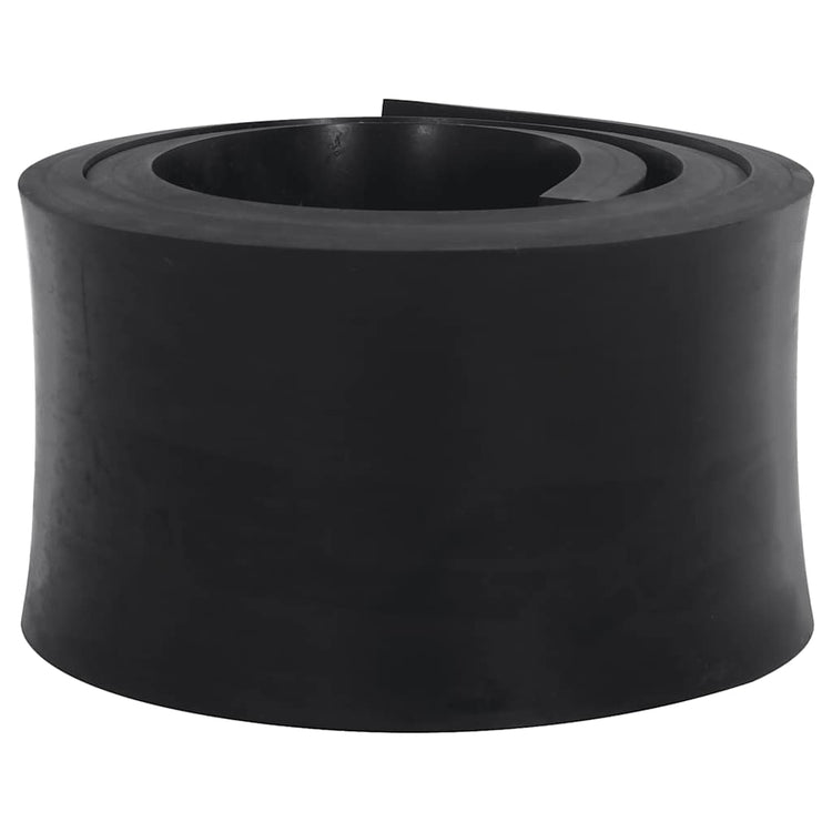 Vidaxl rubberen rand voor sneeuwploeg 150x15x2 cm zwart