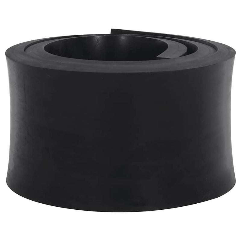 Vidaxl rubberen rand voor sneeuwploeg 150x15x2 cm zwart