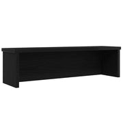 Vidaxl keukenrek stapelbaar 50x15x16 cm bewerkt hout zwart - afbeelding 1
