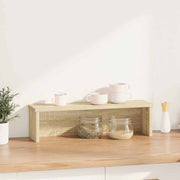 Vidaxl keukenrek stapelbaar 50x15x16 cm bewerkt hout sonoma eikenkleur - afbeelding 2
