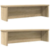 Vidaxl keukenrekken stapelbaar 2 st 50x15x16 cm sonoma eikenkleurig