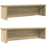 Vidaxl keukenrekken stapelbaar 2 st 50x15x16 cm sonoma eikenkleurig - afbeelding 1