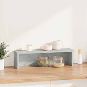 Vidaxl keukenrek stapelbaar 50x15x16 cm bewerkt hout betongrijs - afbeelding 2