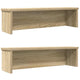 Vidaxl keukenrekken stapelbaar 2 st 60x15x16 cm sonoma eikenkleurig