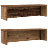 Vidaxl keukenrekken stapelbaar 2 st 60x15x16 cm oud houtkleurig - afbeelding 2