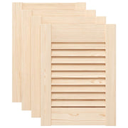Vidaxl kastdeur 4 st naturel 69 x 49,4 cm massief grenenhout - afbeelding 2