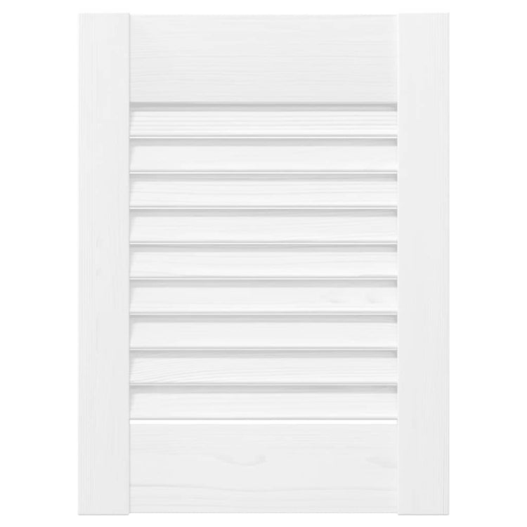 Vidaxl kastdeur louvre design 39,5x29,5 cm wit