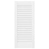Vidaxl kastdeuren louvredesign 4 st 61,5x29,5 cm wit