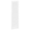 Vidaxl kastdeuren louvredesign 2 st 99x29,5 cm wit