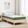 Vidaxl matrastopper wit en groen 120 x 200 cm jacquard stof