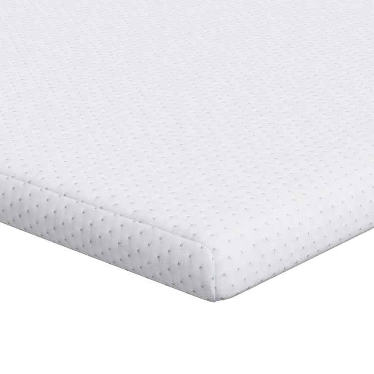 Vidaxl matrastopper wit 160 x 200 cm jacquard stof