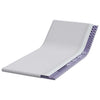 Vidaxl matrastopper wit 100 x 200 cm jacquard stof
