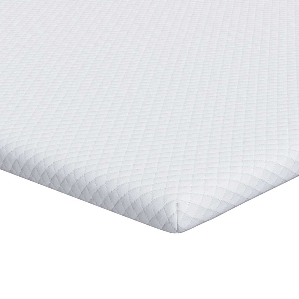 Vidaxl matrastopper wit 70 x 200 cm jacquard stof