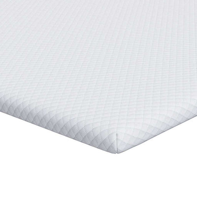 Vidaxl traagschuimmatras topper 80 x 200 cm thick stof-100% polyester