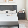 Vidaxl matrastopper wit 140 x 200 cm jacquard stof
