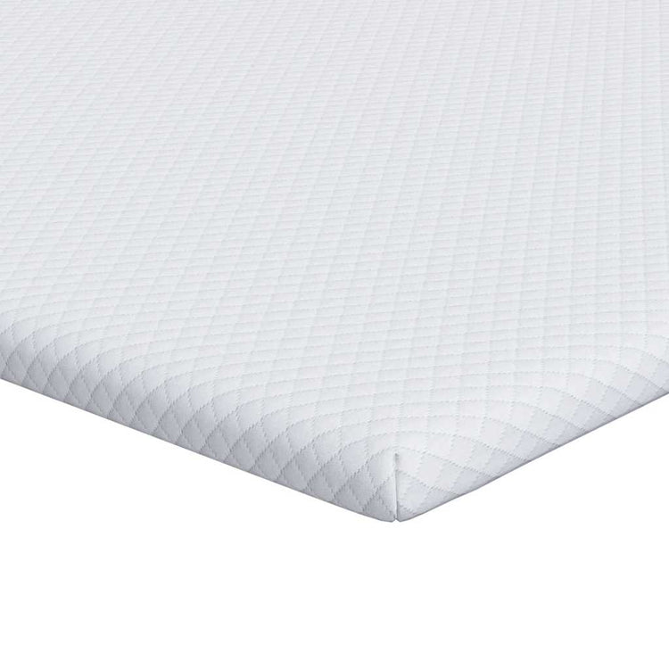 Vidaxl traagschuimmatras topper 200 x 200 cm thick stof-100% polyester