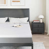 Vidaxl matrastopper wit 200 x 200 x 5 cm jacquard stof