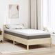 Vidaxl traagschuimmatras topper 90 x 190 cm thick stof-100% polyester