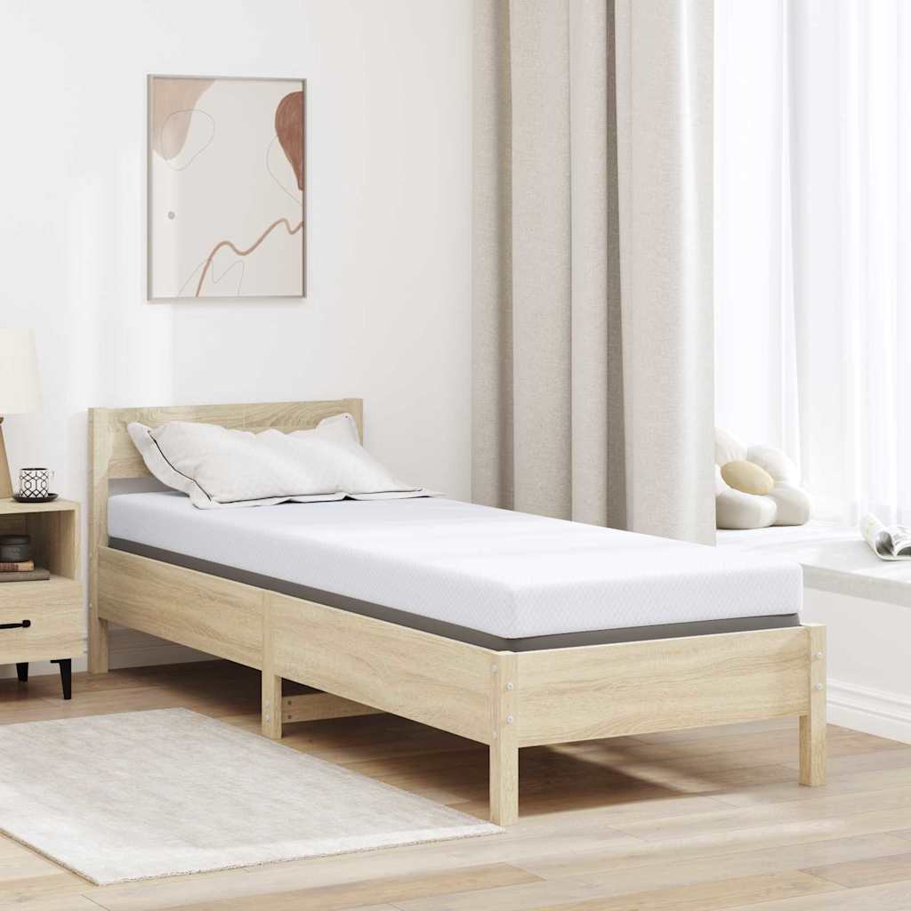 Vidaxl traagschuimmatras topper 70 x 200 cm thick stof-100% polyester