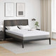 Vidaxl traagschuimmatras topper 140 x 190 cm thick stof-100% polyester