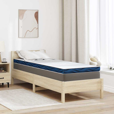 Vidaxl matrastopper 80 x 200 cm dik jacquard stof wit