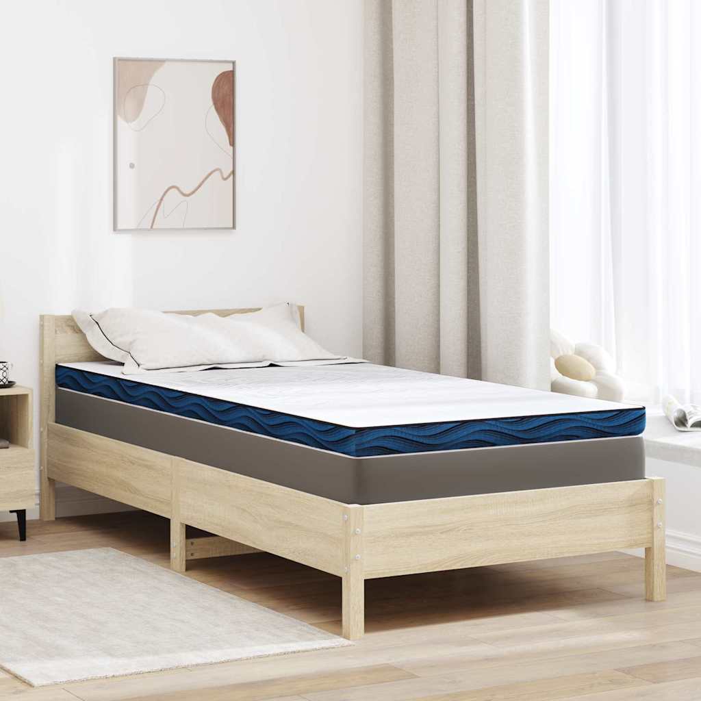 Vidaxl matrastopper 120 x 200 cm dik jacquard stof wit