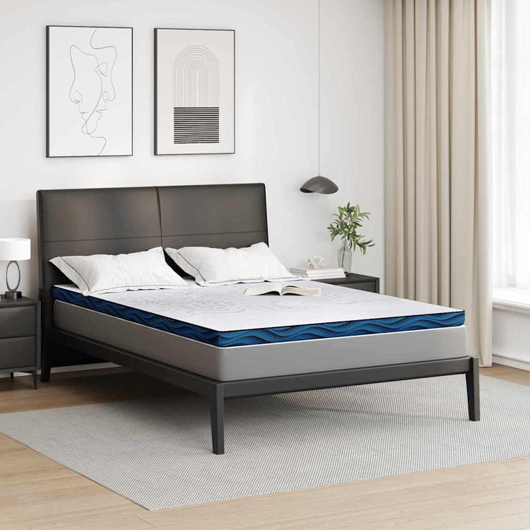 Vidaxl matrastopper 160 x 200 cm dik jacquard stof wit