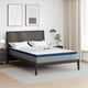 Vidaxl matrastopper 160 x 200 cm dik jacquard stof wit