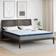 Vidaxl matrastopper 180 x 200 cm dik jacquard stof wit
