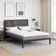 Vidaxl matrastopper 140 x 200 cm dik jacquard stof wit