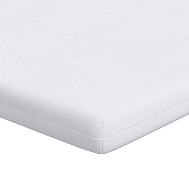 Vidaxl matrastopper 180 x 200 cm dik jacquard stof wit