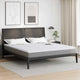 Vidaxl matrastopper wit 180 x 200 cm gebreide stof