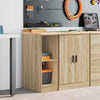 Vidaxl garagekast 30x51x85 cm massief grenenhout sonoma eikenkleurig